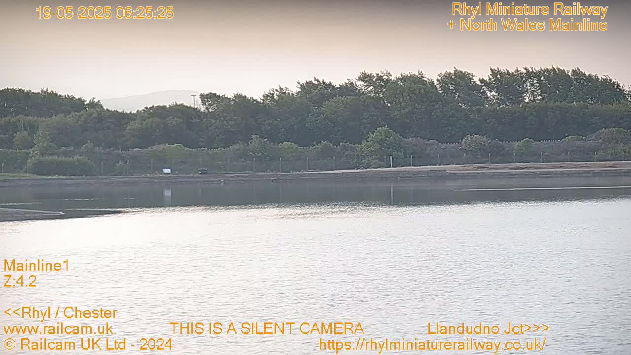 Rhyl, Marine Lake & Rhyl Miniature Railway Live Cam - Denbighshire, Clwyd, Wales, United Kingdom