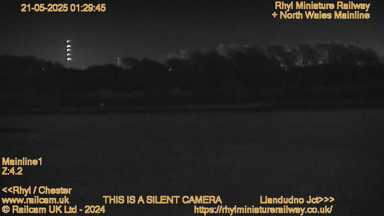 Rhyl, Marine Lake & Rhyl Miniature Railway Live Cam - Denbighshire, Clwyd, Wales, United Kingdom