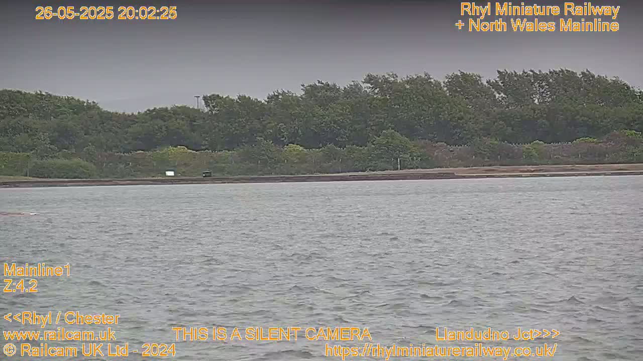 Rhyl, Marine Lake & Rhyl Miniature Railway Live Cam - Denbighshire, Clwyd, Wales, United Kingdom