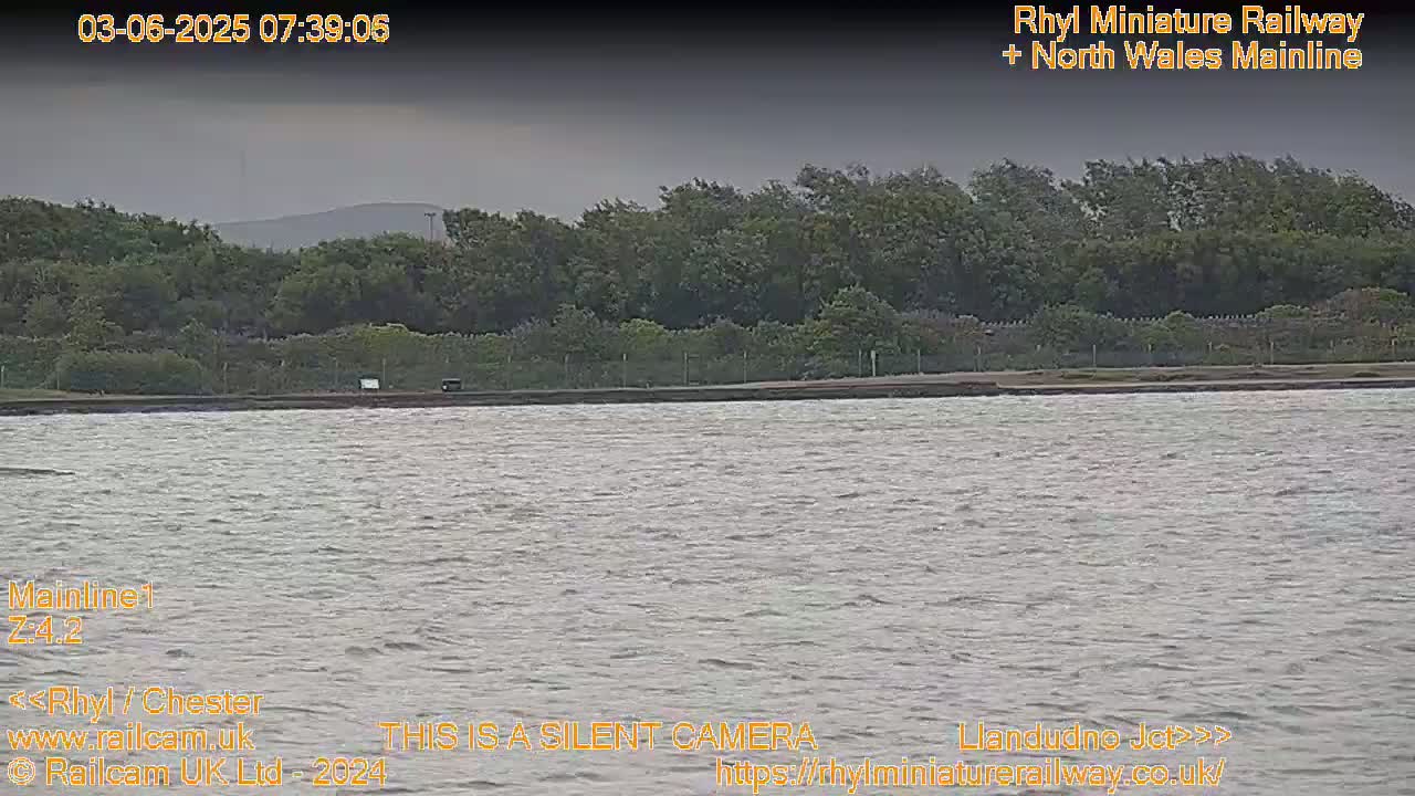 Rhyl, Marine Lake & Rhyl Miniature Railway Live Cam - Denbighshire, Clwyd, Wales, United Kingdom