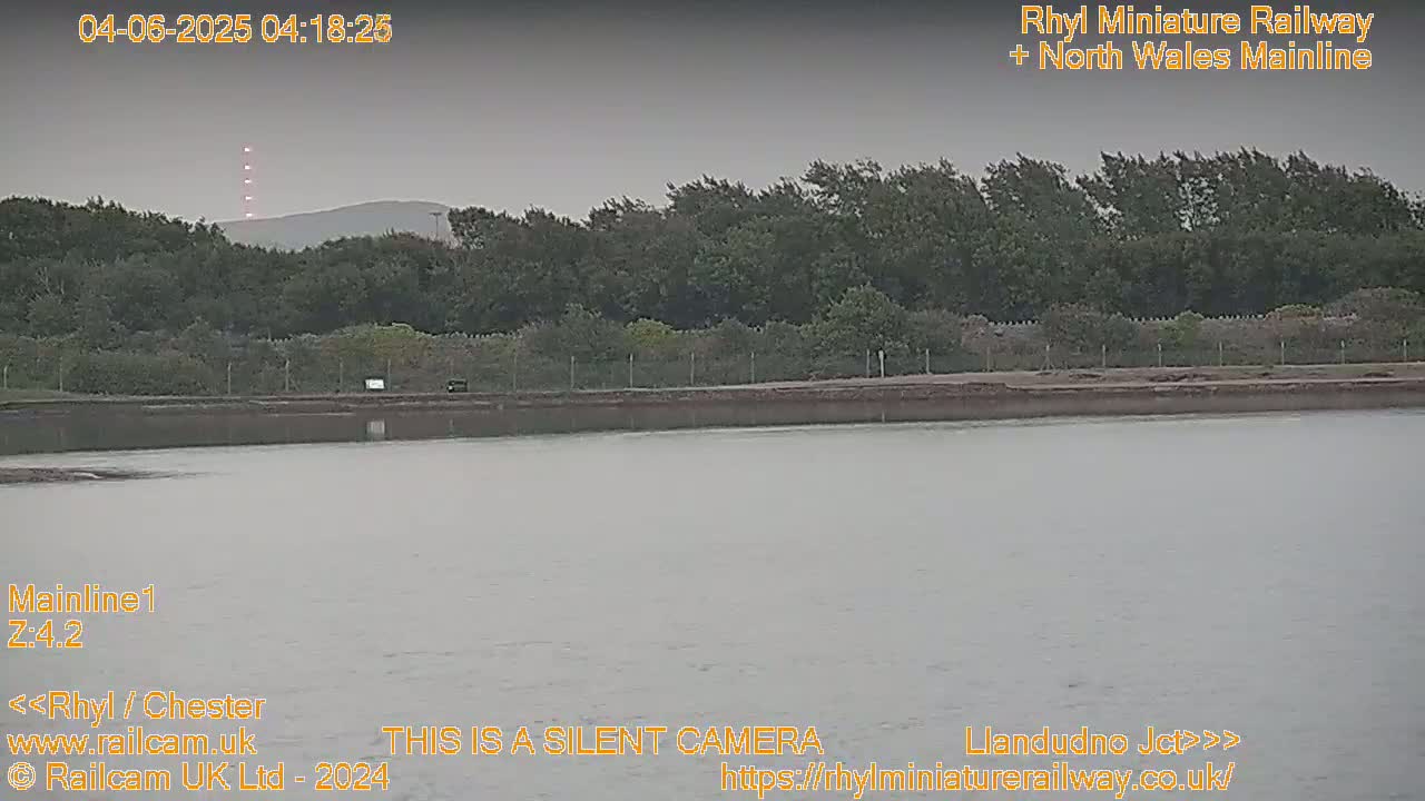 Rhyl, Marine Lake & Rhyl Miniature Railway Live Cam - Denbighshire, Clwyd, Wales, United Kingdom