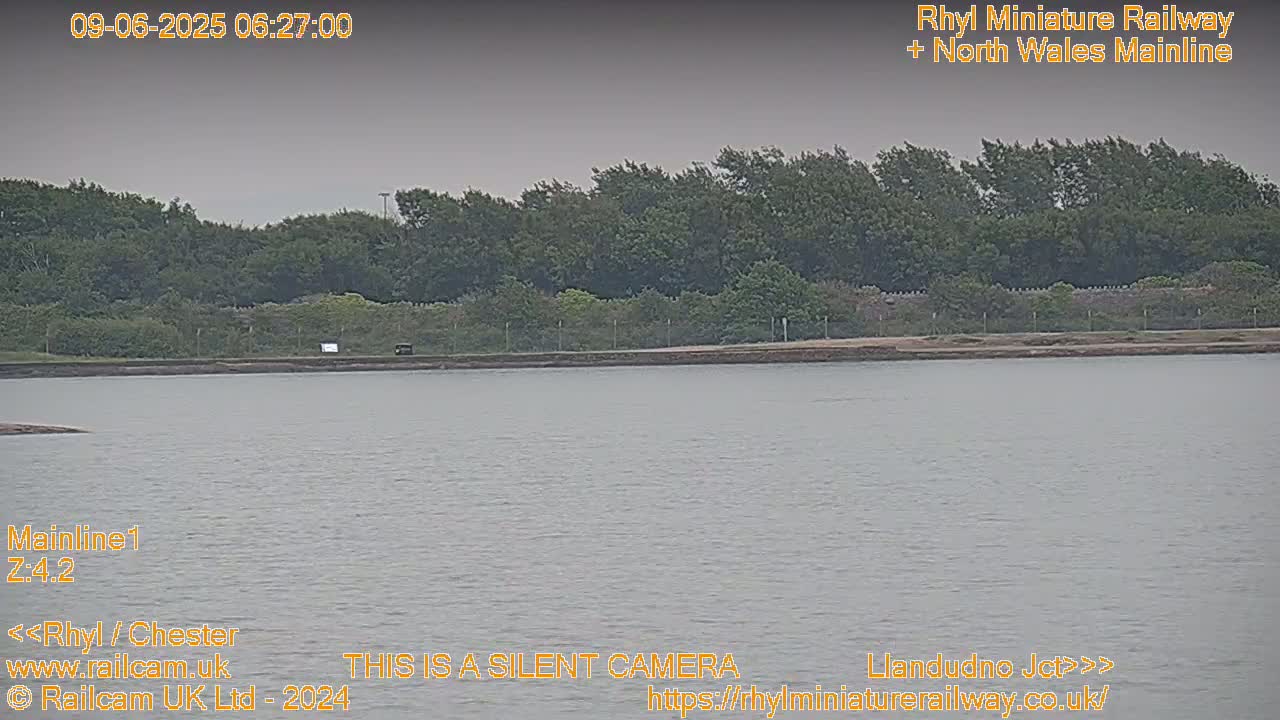 Rhyl, Marine Lake & Rhyl Miniature Railway Live Cam - Denbighshire, Clwyd, Wales, United Kingdom