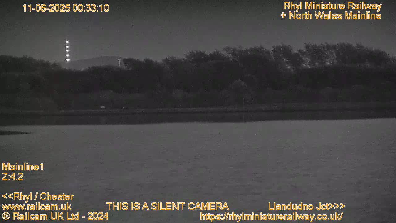 Rhyl, Marine Lake & Rhyl Miniature Railway Live Cam - Denbighshire, Clwyd, Wales, United Kingdom