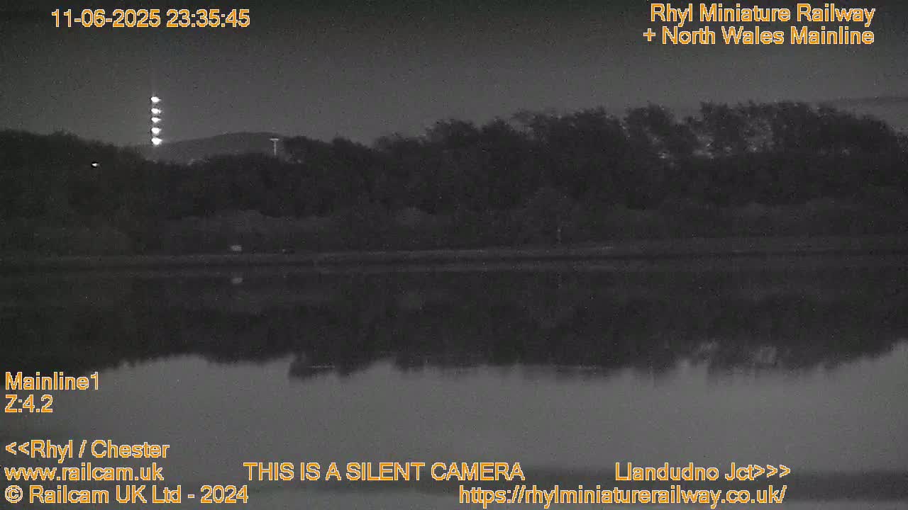 Rhyl, Marine Lake & Rhyl Miniature Railway Live Cam - Denbighshire, Clwyd, Wales, United Kingdom