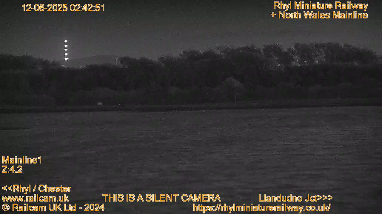 Rhyl, Marine Lake & Rhyl Miniature Railway Live Cam - Denbighshire, Clwyd, Wales, United Kingdom