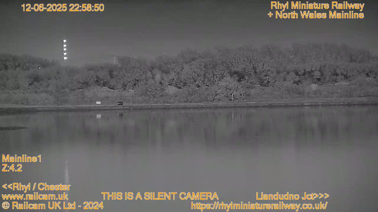 Rhyl, Marine Lake & Rhyl Miniature Railway Live Cam - Denbighshire, Clwyd, Wales, United Kingdom