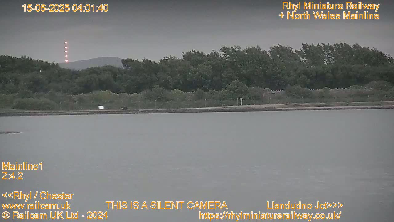 Rhyl, Marine Lake & Rhyl Miniature Railway Live Cam - Denbighshire, Clwyd, Wales, United Kingdom