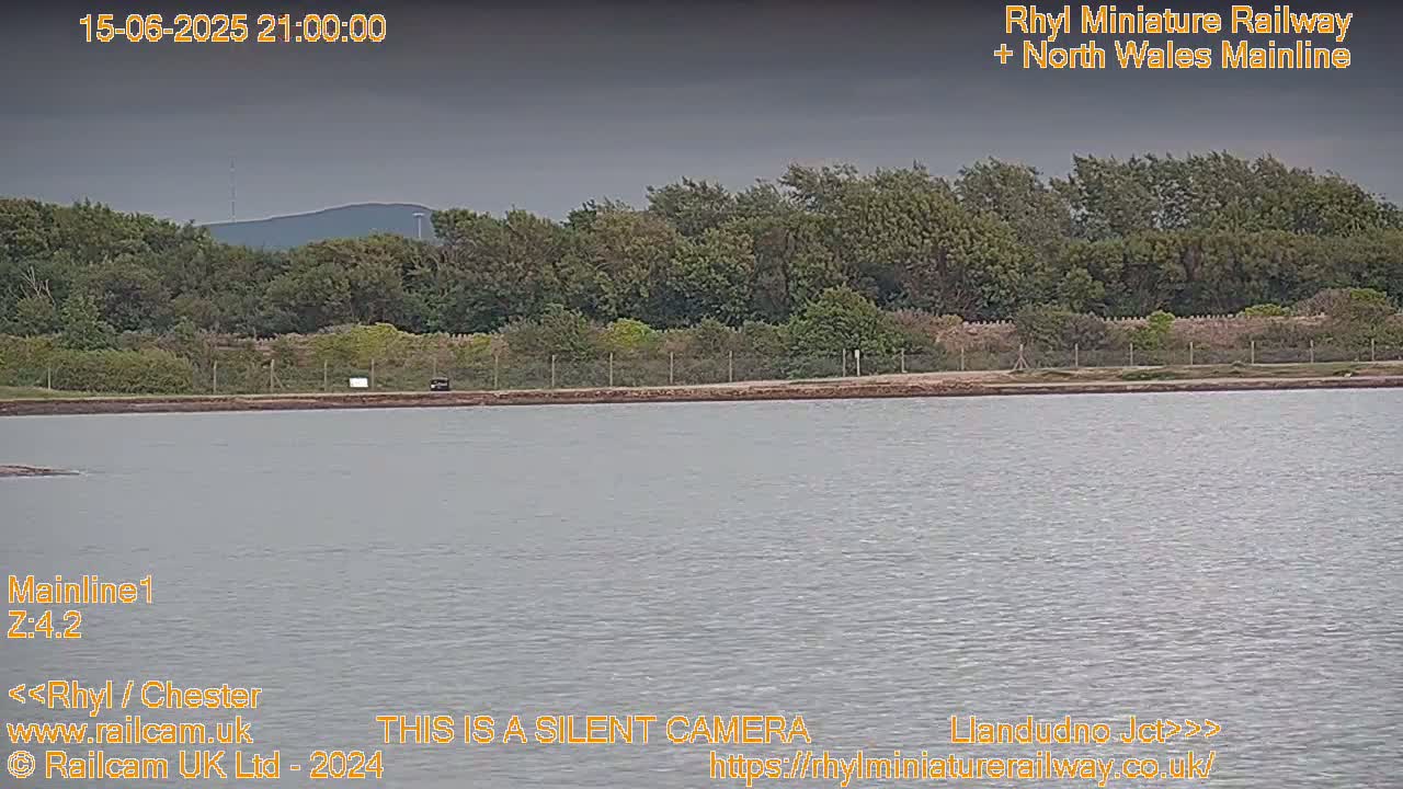 Rhyl, Marine Lake & Rhyl Miniature Railway Live Cam - Denbighshire, Clwyd, Wales, United Kingdom