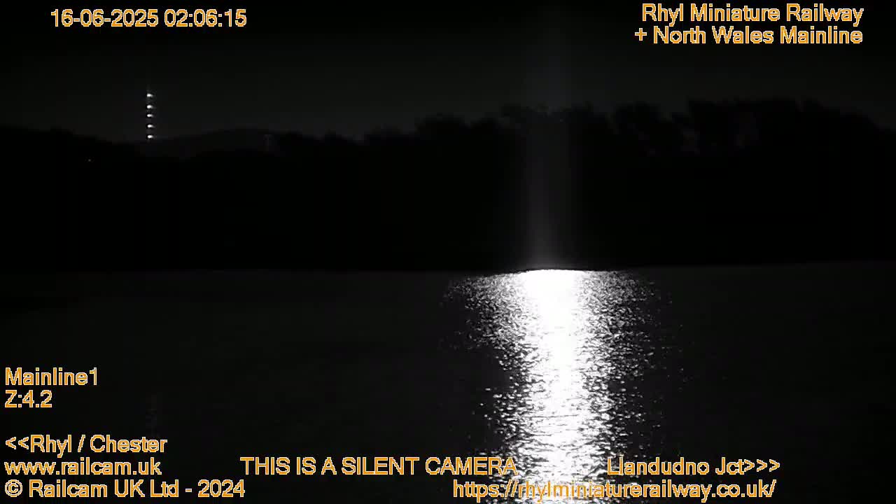 Rhyl, Marine Lake & Rhyl Miniature Railway Live Cam - Denbighshire, Clwyd, Wales, United Kingdom