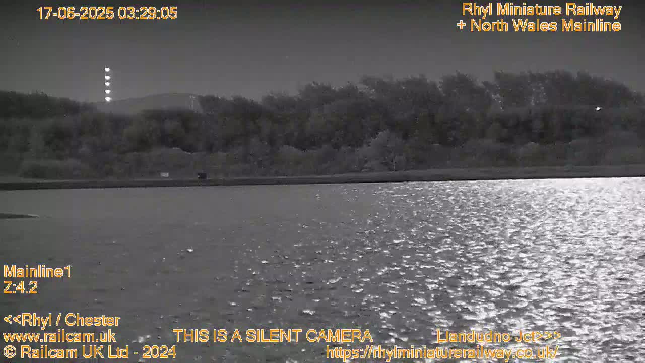 Rhyl, Marine Lake & Rhyl Miniature Railway Live Cam - Denbighshire, Clwyd, Wales, United Kingdom