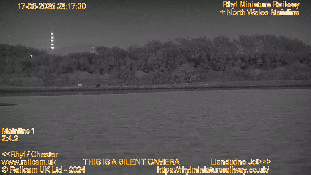 Rhyl, Marine Lake & Rhyl Miniature Railway Live Cam - Denbighshire, Clwyd, Wales, United Kingdom