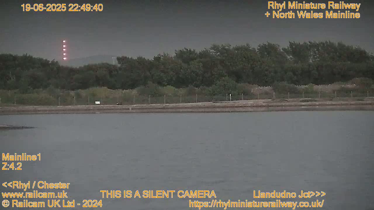 Rhyl, Marine Lake & Rhyl Miniature Railway Live Cam - Denbighshire, Clwyd, Wales, United Kingdom