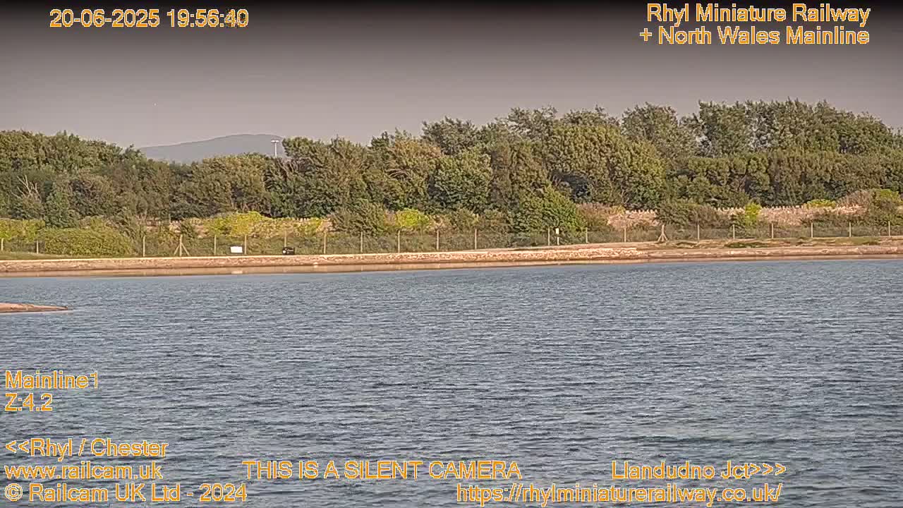 Rhyl, Marine Lake & Rhyl Miniature Railway Live Cam - Denbighshire, Clwyd, Wales, United Kingdom