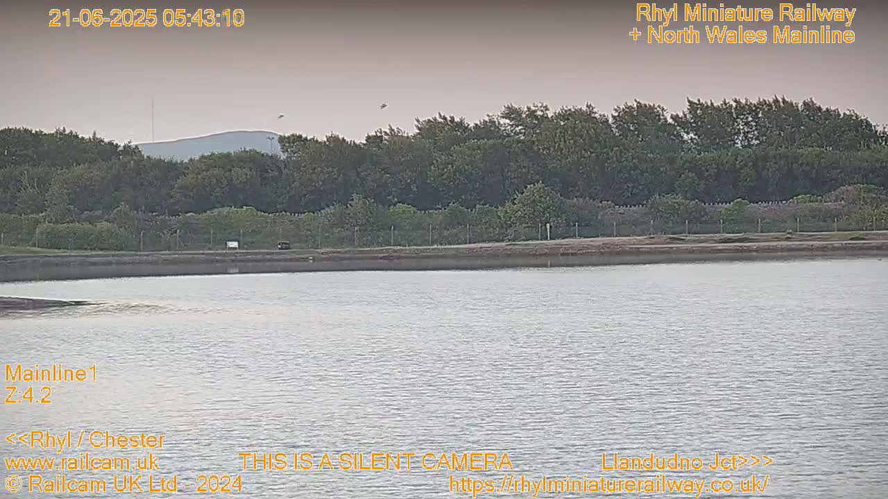 Rhyl, Marine Lake & Rhyl Miniature Railway Live Cam - Denbighshire, Clwyd, Wales, United Kingdom