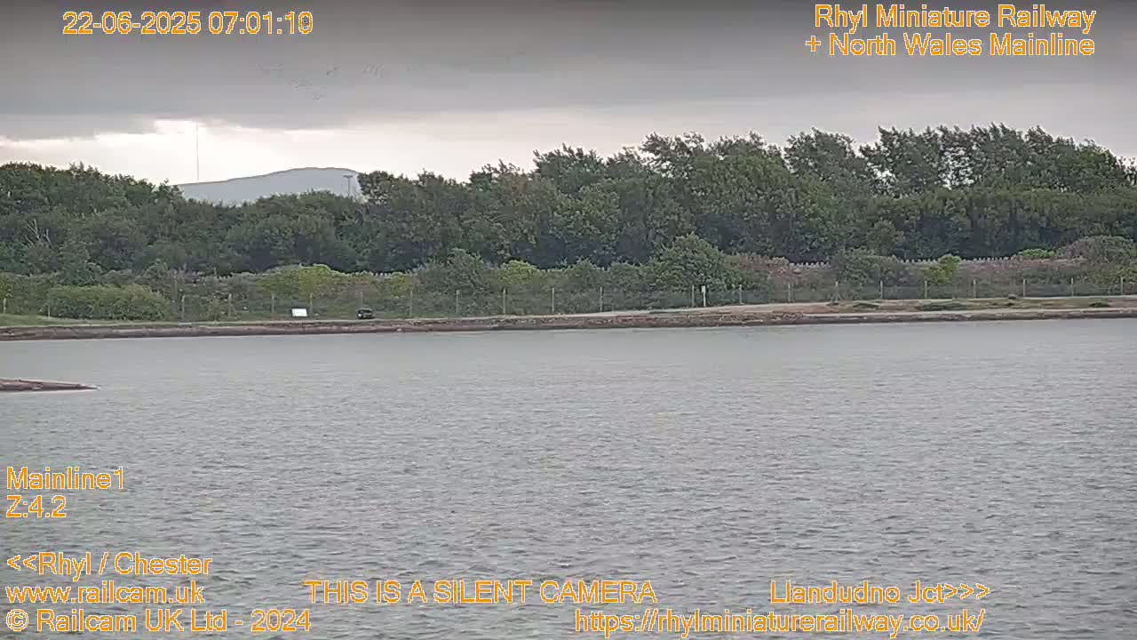 Rhyl, Marine Lake & Rhyl Miniature Railway Live Cam - Denbighshire, Clwyd, Wales, United Kingdom