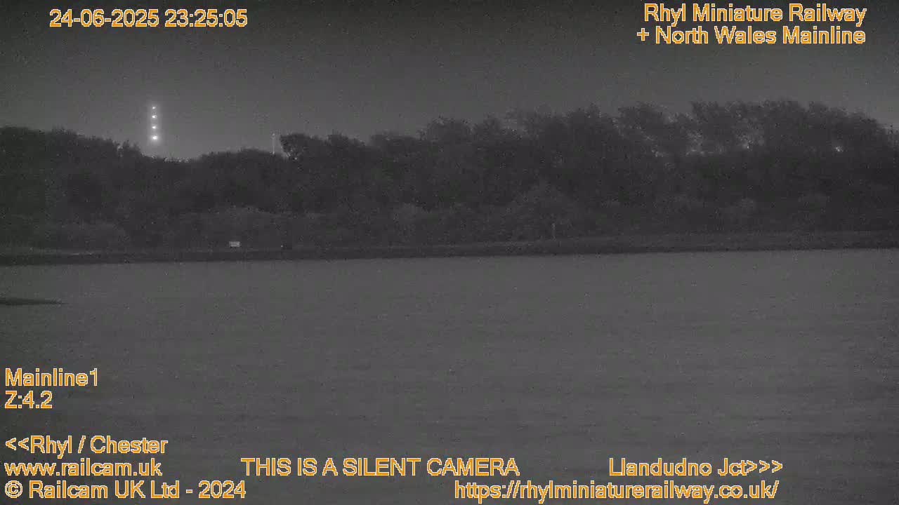 Rhyl, Marine Lake & Rhyl Miniature Railway Live Cam - Denbighshire, Clwyd, Wales, United Kingdom