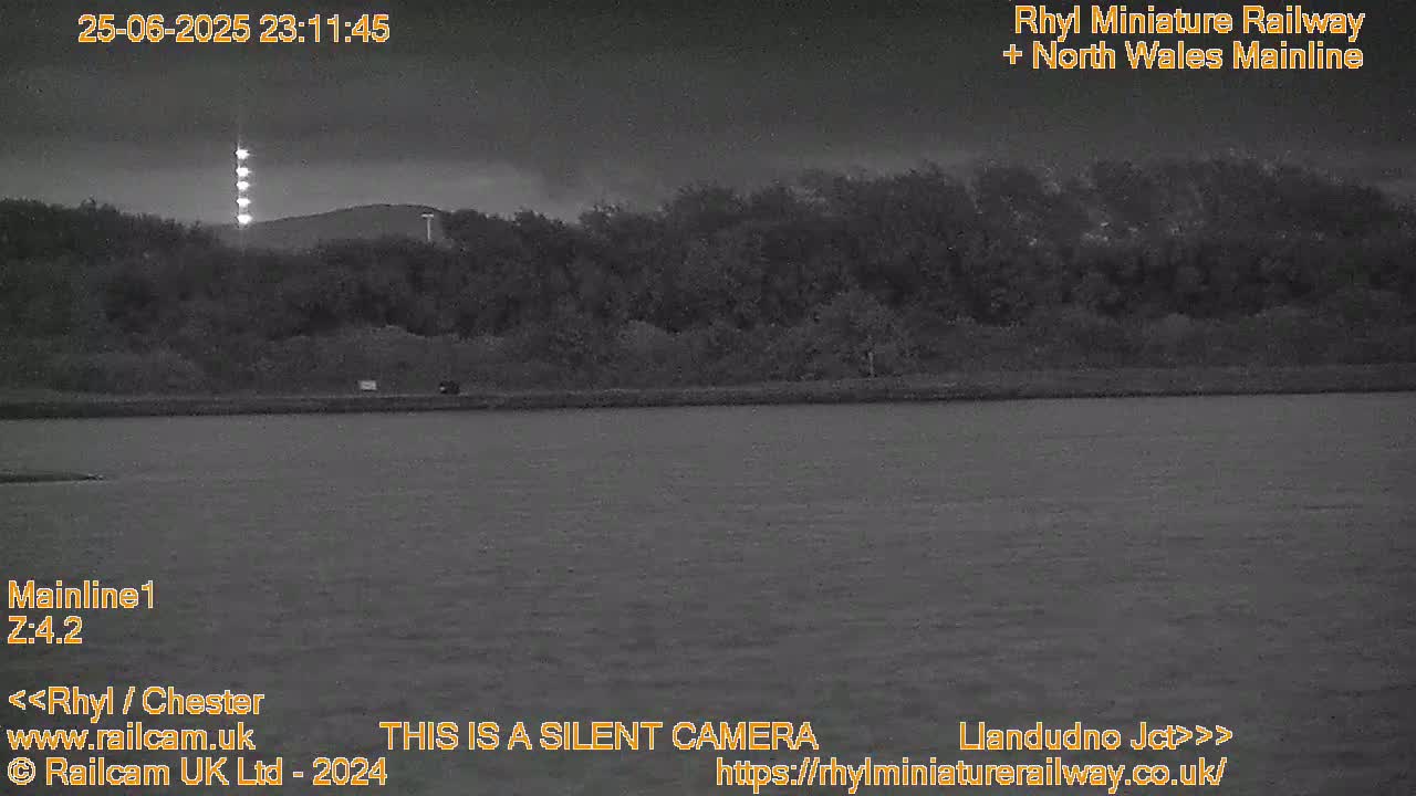 Rhyl, Marine Lake & Rhyl Miniature Railway Live Cam - Denbighshire, Clwyd, Wales, United Kingdom