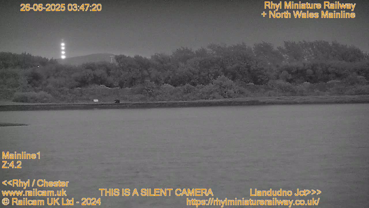 Rhyl, Marine Lake & Rhyl Miniature Railway Live Cam - Denbighshire, Clwyd, Wales, United Kingdom