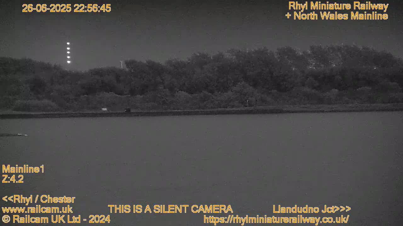 Rhyl, Marine Lake & Rhyl Miniature Railway Live Cam - Denbighshire, Clwyd, Wales, United Kingdom