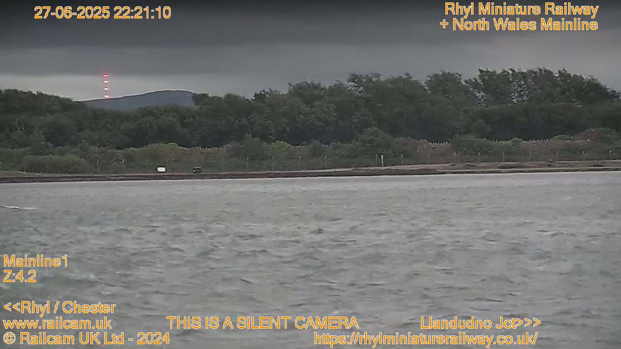 Rhyl, Marine Lake & Rhyl Miniature Railway Live Cam - Denbighshire, Clwyd, Wales, United Kingdom
