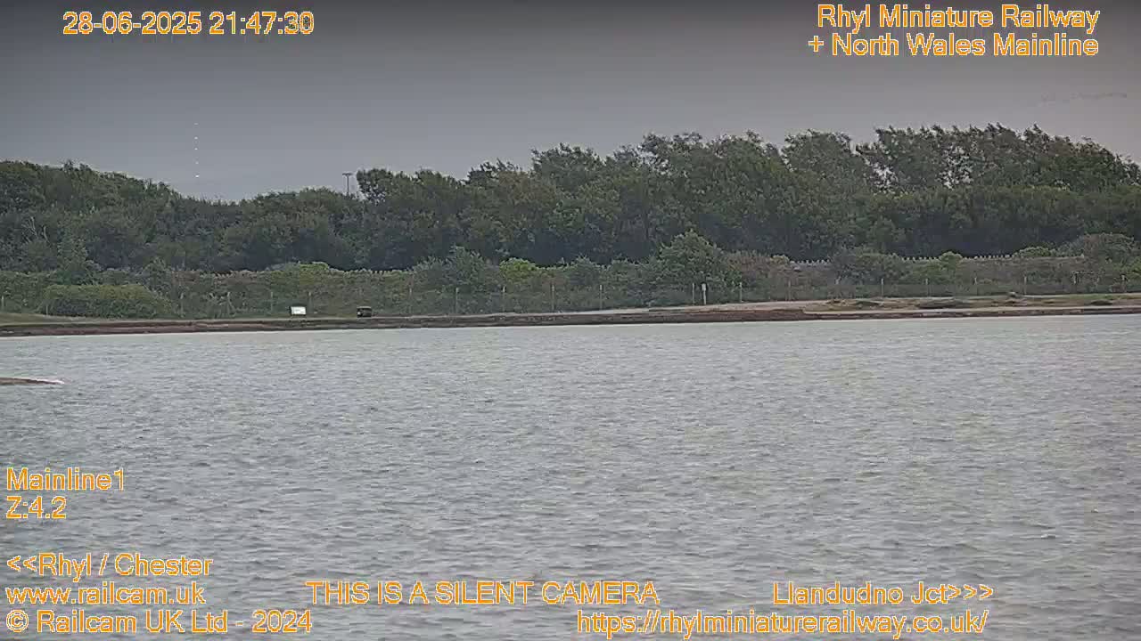 Rhyl, Marine Lake & Rhyl Miniature Railway Live Cam - Denbighshire, Clwyd, Wales, United Kingdom