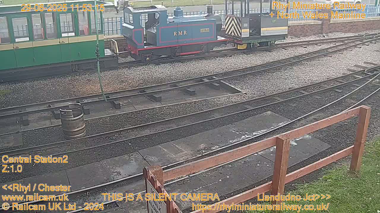 Rhyl, Marine Lake & Rhyl Miniature Railway Live Cam - Denbighshire, Clwyd, Wales, United Kingdom