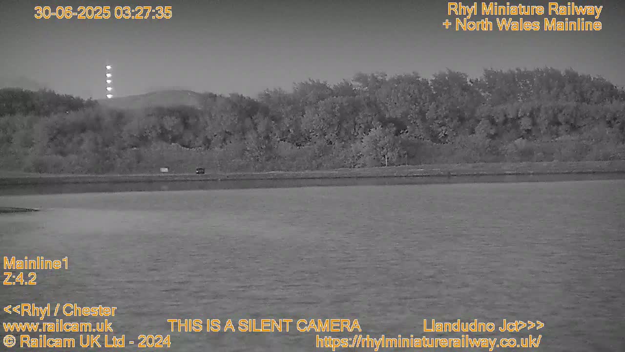 Rhyl, Marine Lake & Rhyl Miniature Railway Live Cam - Denbighshire, Clwyd, Wales, United Kingdom