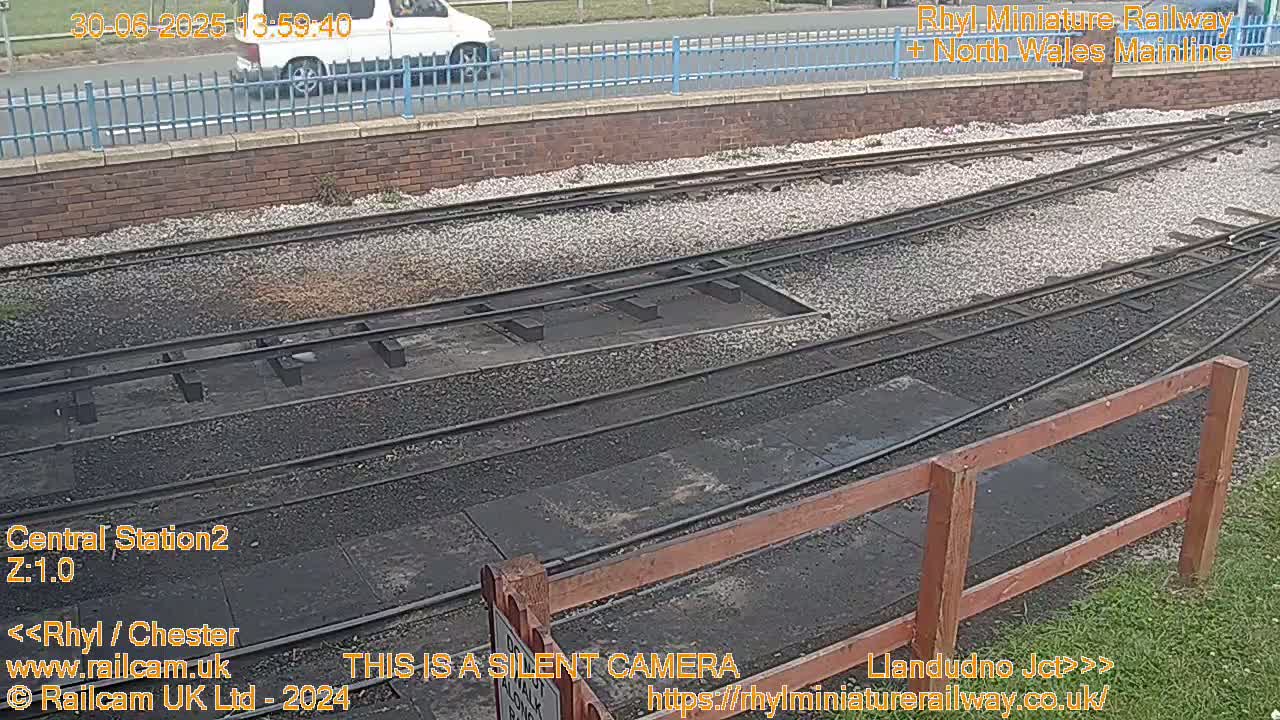 Rhyl, Marine Lake & Rhyl Miniature Railway Live Cam - Denbighshire, Clwyd, Wales, United Kingdom