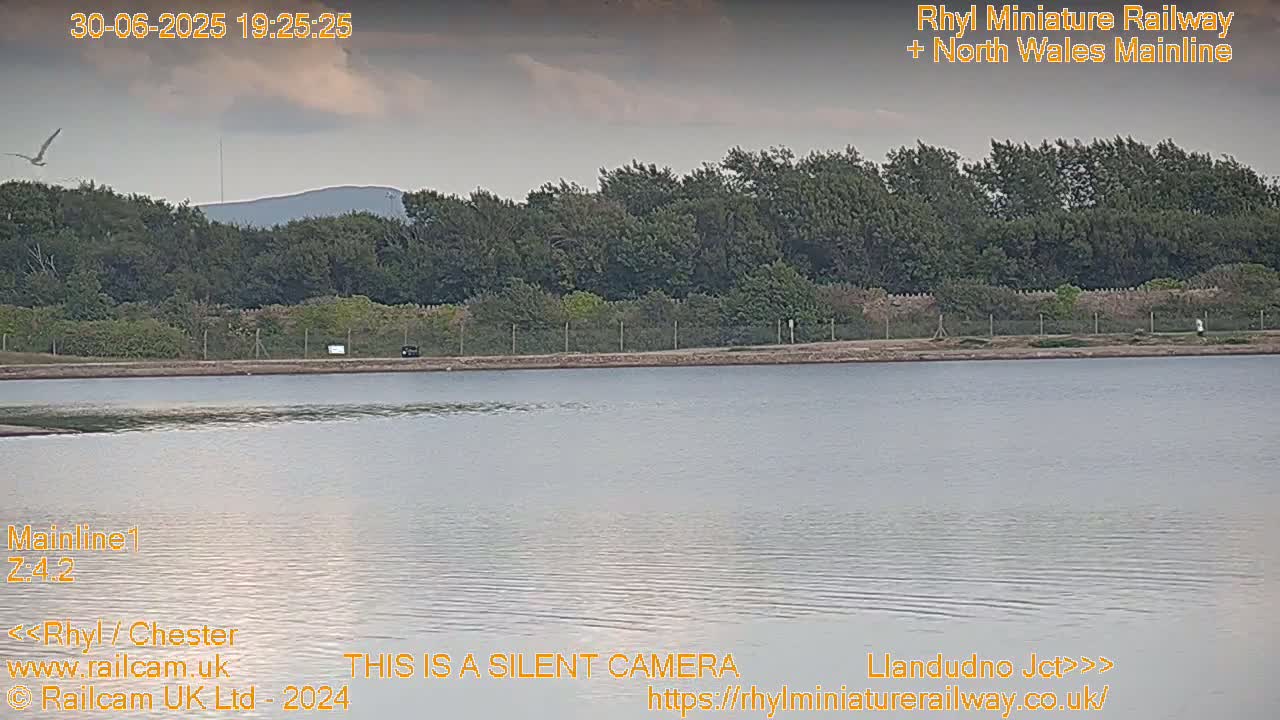 Rhyl, Marine Lake & Rhyl Miniature Railway Live Cam - Denbighshire, Clwyd, Wales, United Kingdom