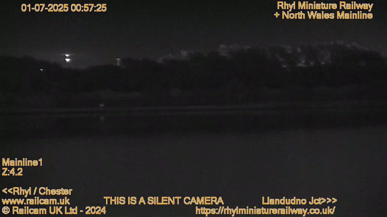 Rhyl, Marine Lake & Rhyl Miniature Railway Live Cam - Denbighshire, Clwyd, Wales, United Kingdom
