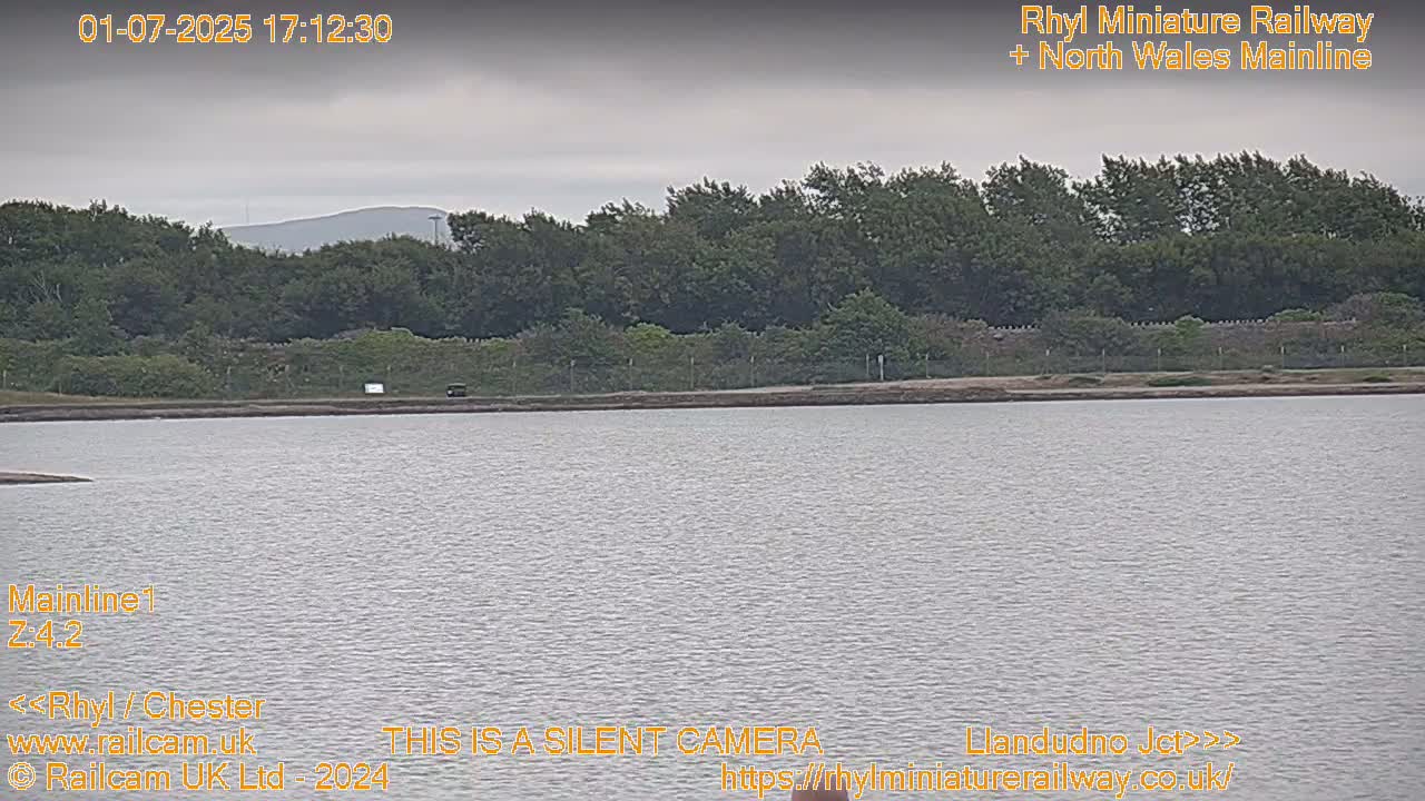 Rhyl, Marine Lake & Rhyl Miniature Railway Live Cam - Denbighshire, Clwyd, Wales, United Kingdom