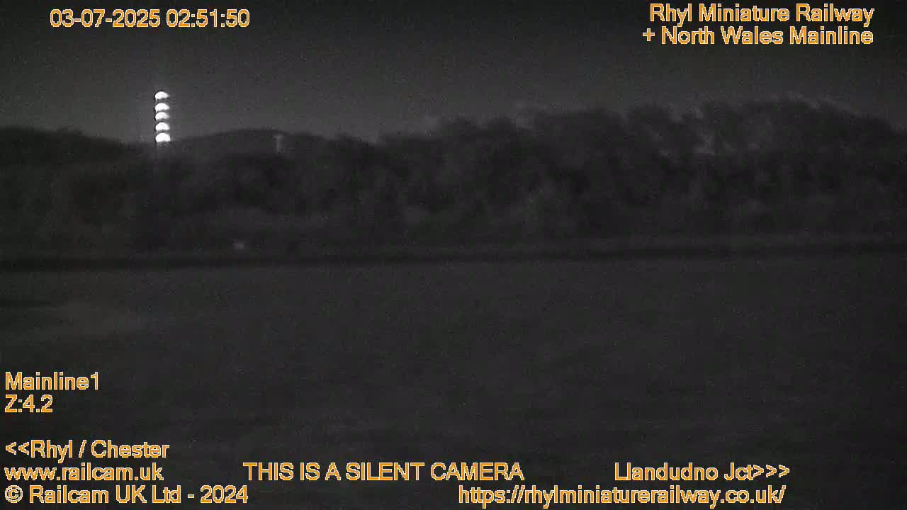 Rhyl, Marine Lake & Rhyl Miniature Railway Live Cam - Denbighshire, Clwyd, Wales, United Kingdom