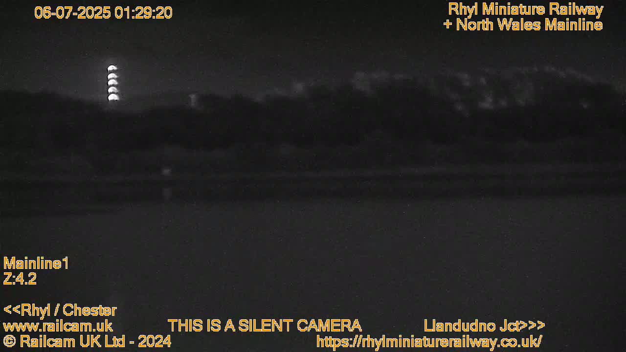 Rhyl, Marine Lake & Rhyl Miniature Railway Live Cam - Denbighshire, Clwyd, Wales, United Kingdom