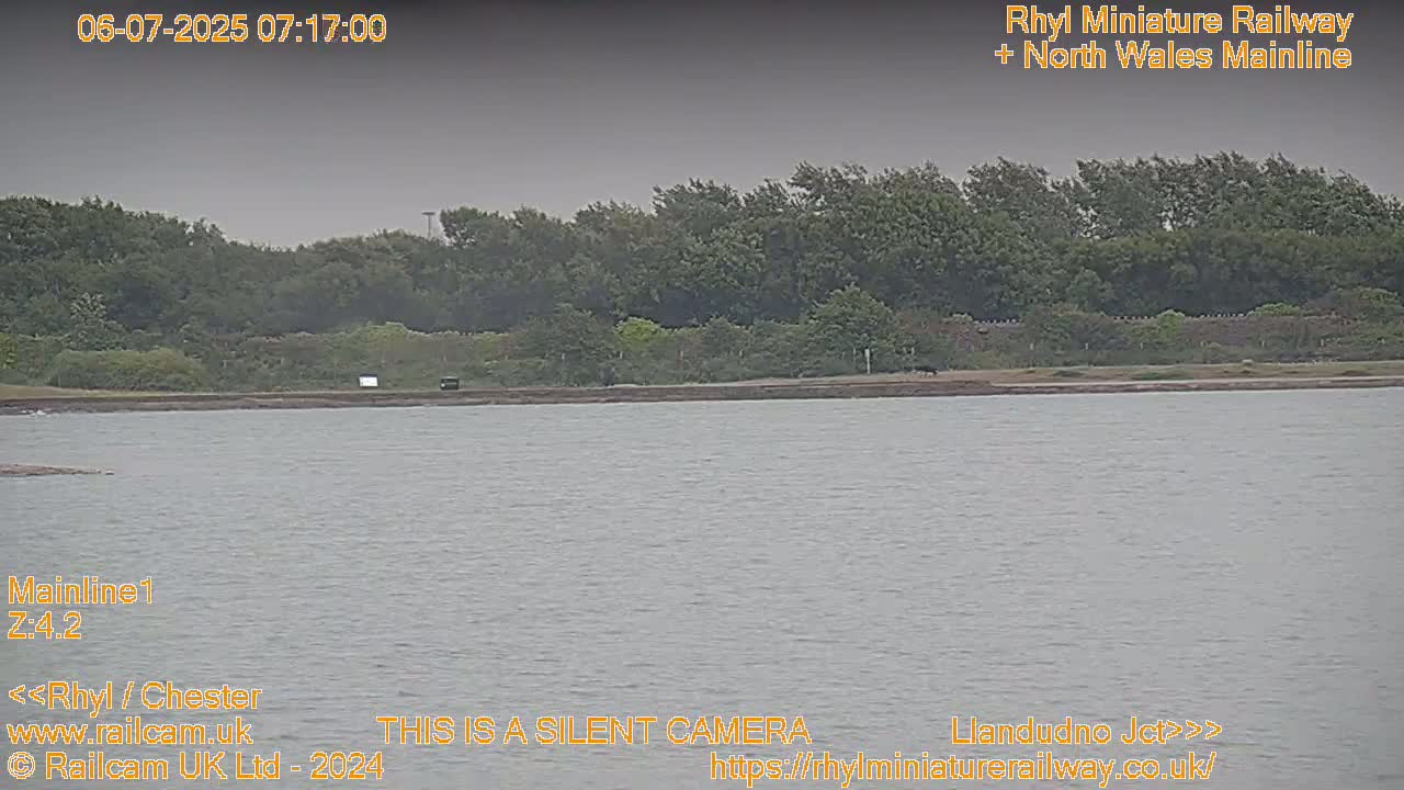 Rhyl, Marine Lake & Rhyl Miniature Railway Live Cam - Denbighshire, Clwyd, Wales, United Kingdom