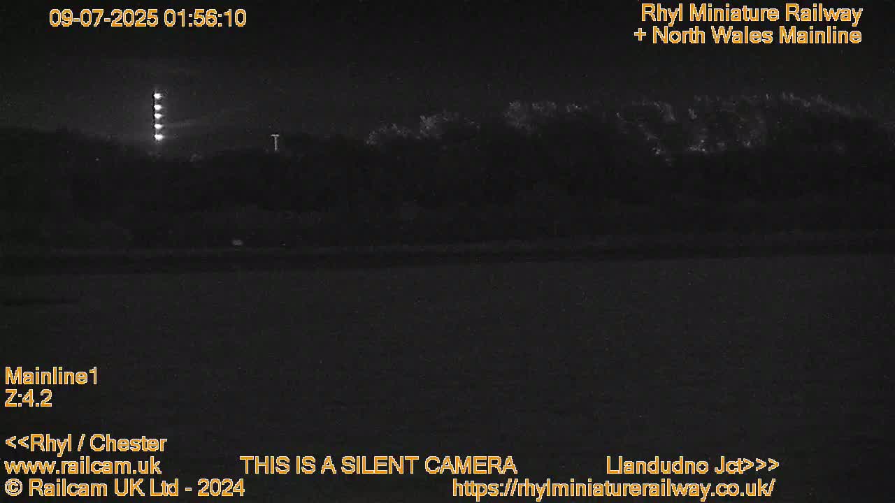 Rhyl, Marine Lake & Rhyl Miniature Railway Live Cam - Denbighshire, Clwyd, Wales, United Kingdom