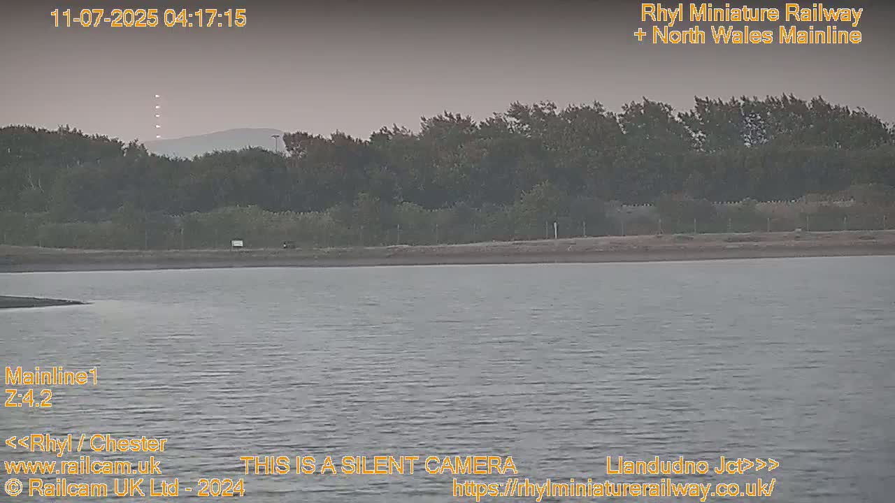 Rhyl, Marine Lake & Rhyl Miniature Railway Live Cam - Denbighshire, Clwyd, Wales, United Kingdom