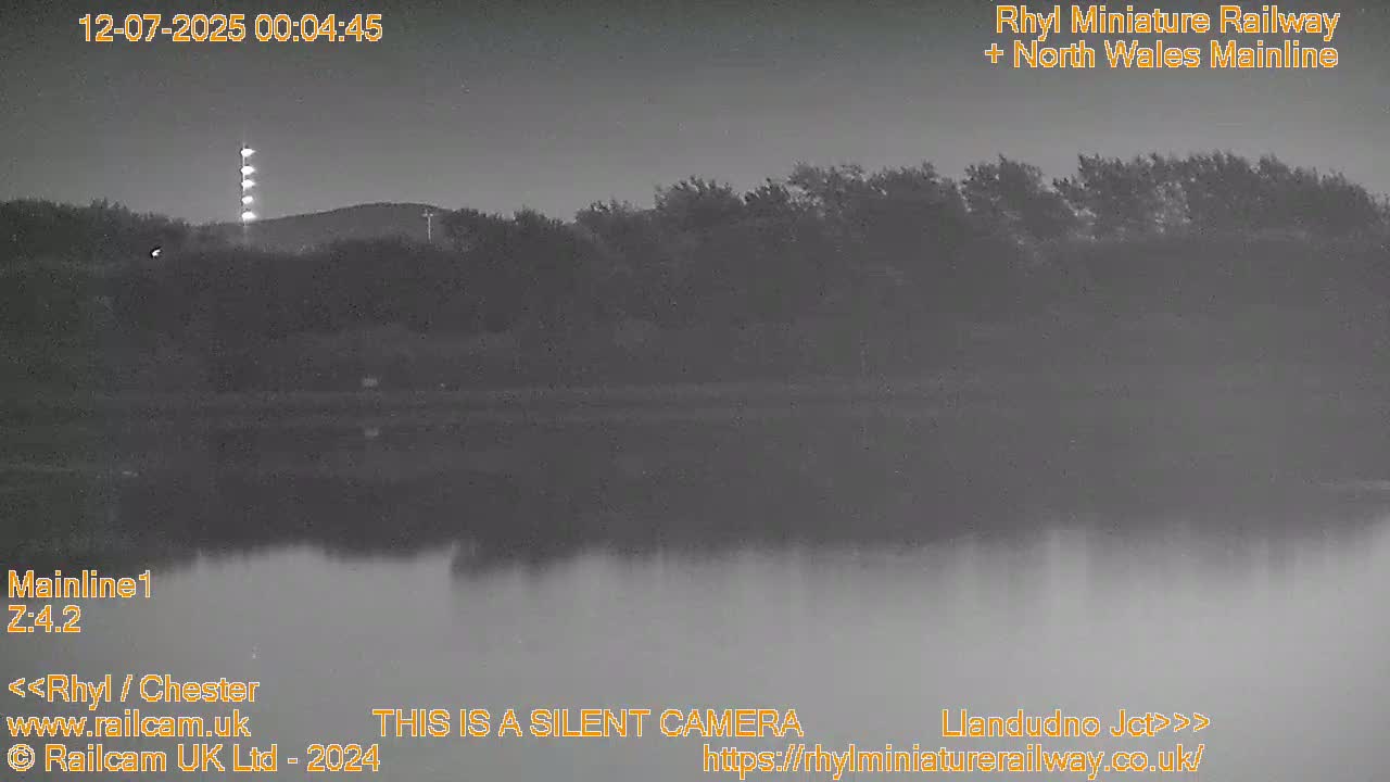 Rhyl, Marine Lake & Rhyl Miniature Railway Live Cam - Denbighshire, Clwyd, Wales, United Kingdom