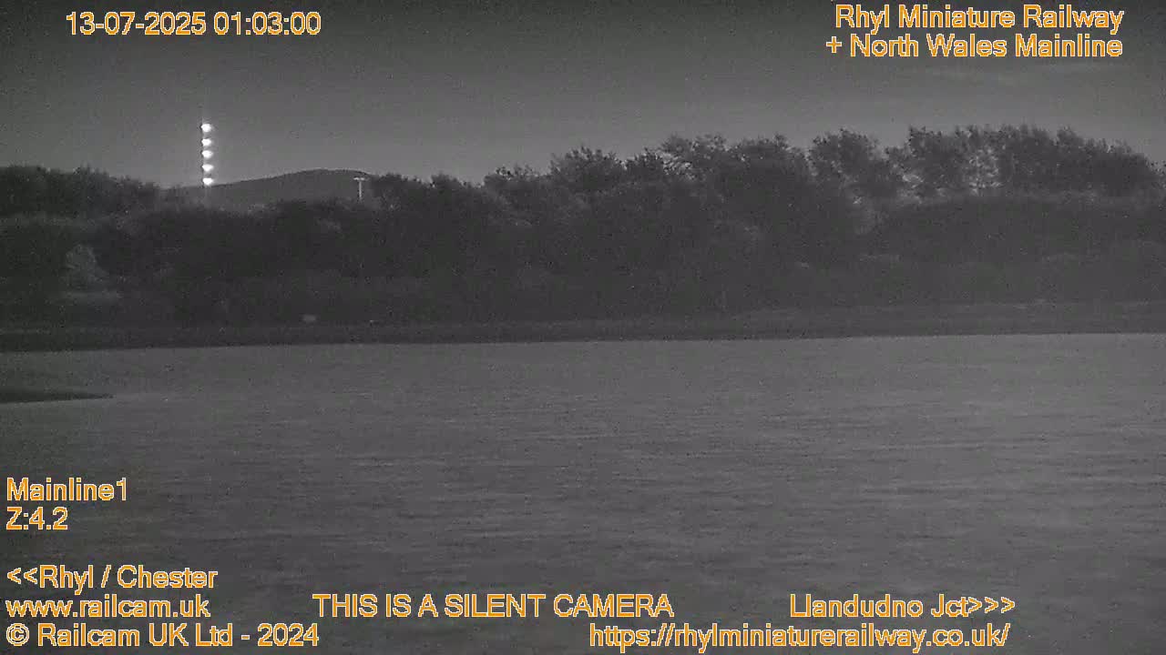 Rhyl, Marine Lake & Rhyl Miniature Railway Live Cam - Denbighshire, Clwyd, Wales, United Kingdom