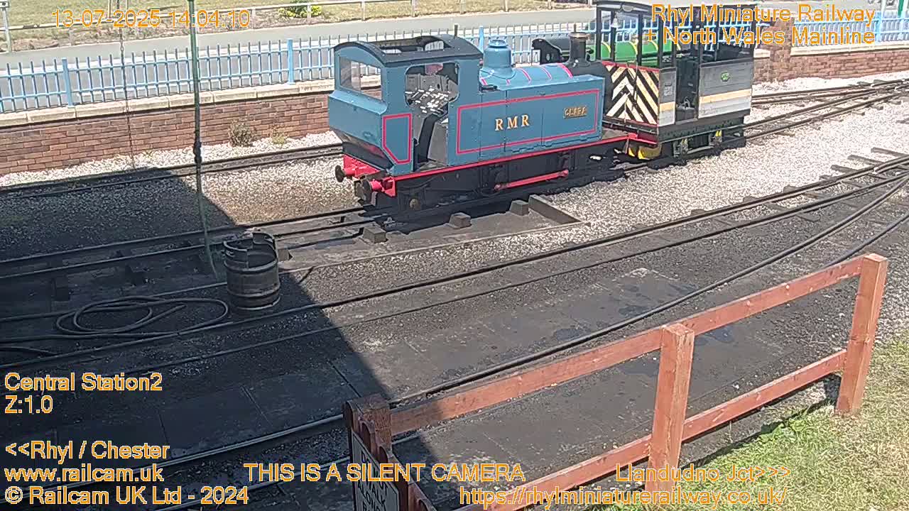 Rhyl, Marine Lake & Rhyl Miniature Railway Live Cam - Denbighshire, Clwyd, Wales, United Kingdom