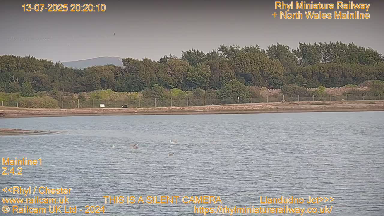 Rhyl, Marine Lake & Rhyl Miniature Railway Live Cam - Denbighshire, Clwyd, Wales, United Kingdom