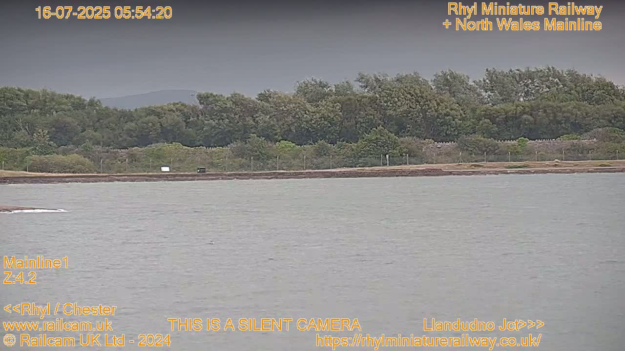 Rhyl, Marine Lake & Rhyl Miniature Railway Live Cam - Denbighshire, Clwyd, Wales, United Kingdom