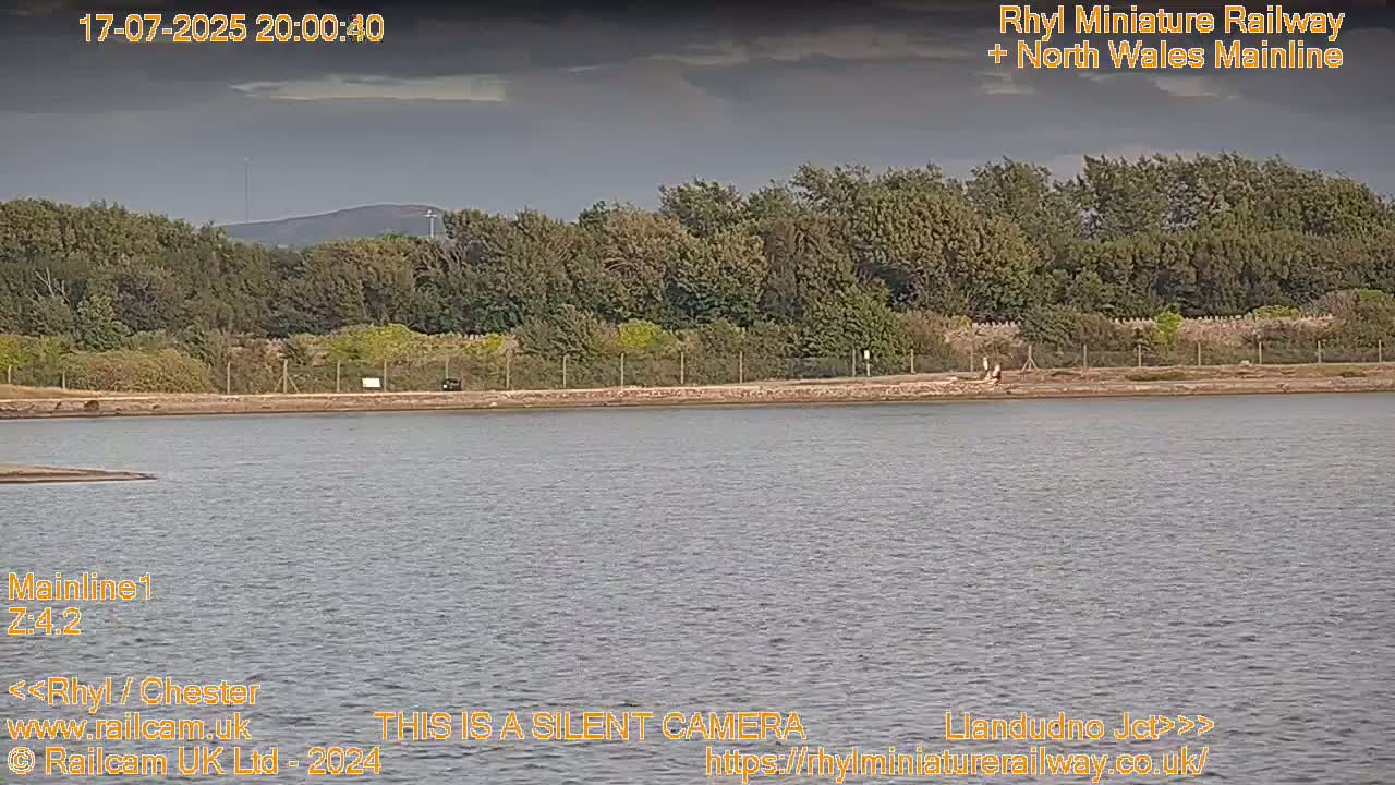 Rhyl, Marine Lake & Rhyl Miniature Railway Live Cam - Denbighshire, Clwyd, Wales, United Kingdom