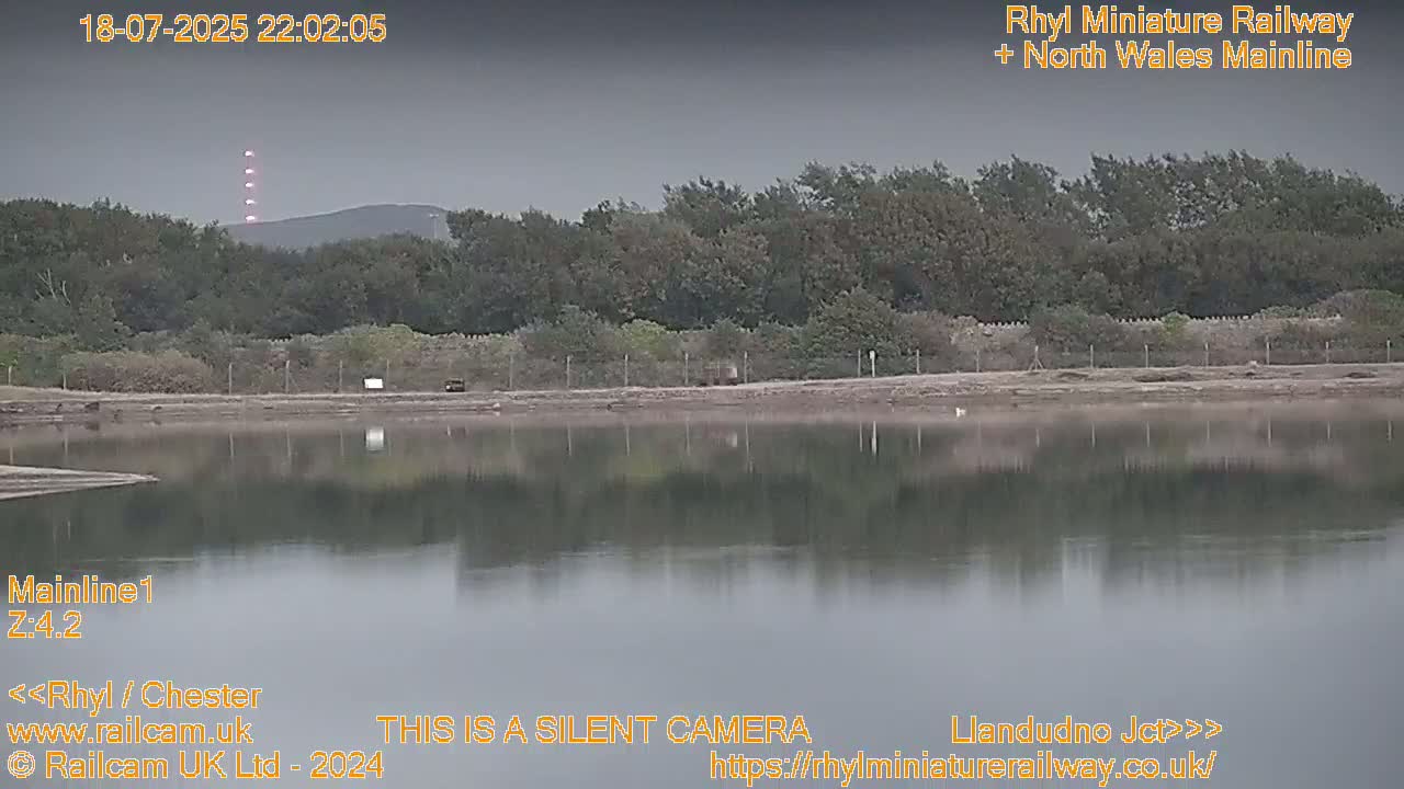 Rhyl, Marine Lake & Rhyl Miniature Railway Live Cam - Denbighshire, Clwyd, Wales, United Kingdom