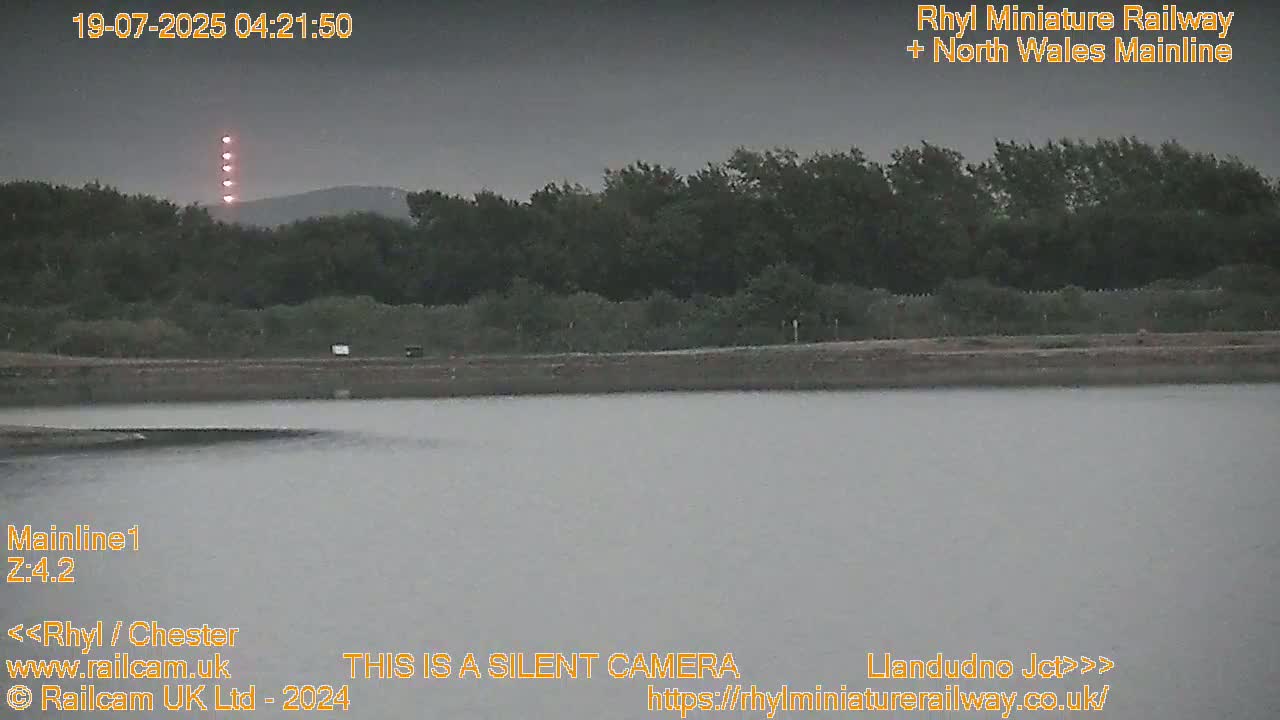 Rhyl, Marine Lake & Rhyl Miniature Railway Live Cam - Denbighshire, Clwyd, Wales, United Kingdom