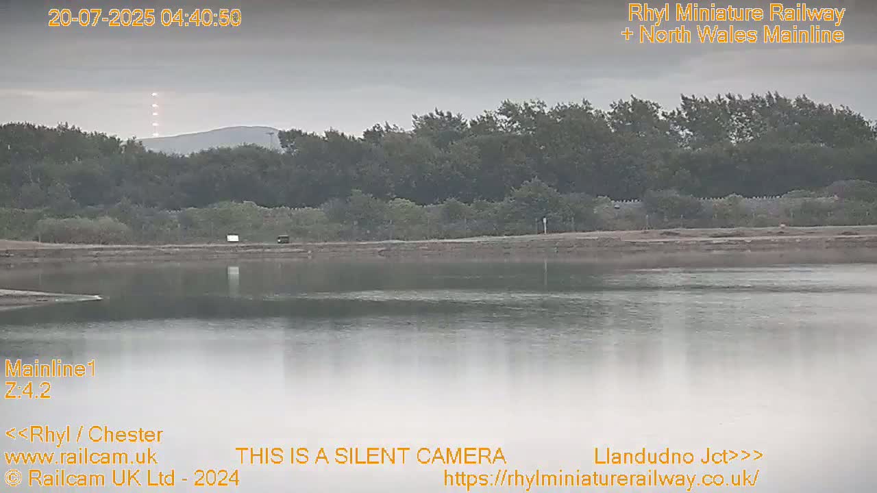 Rhyl, Marine Lake & Rhyl Miniature Railway Live Cam - Denbighshire, Clwyd, Wales, United Kingdom