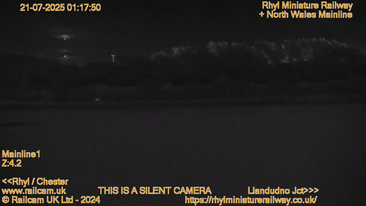 Rhyl, Marine Lake & Rhyl Miniature Railway Live Cam - Denbighshire, Clwyd, Wales, United Kingdom