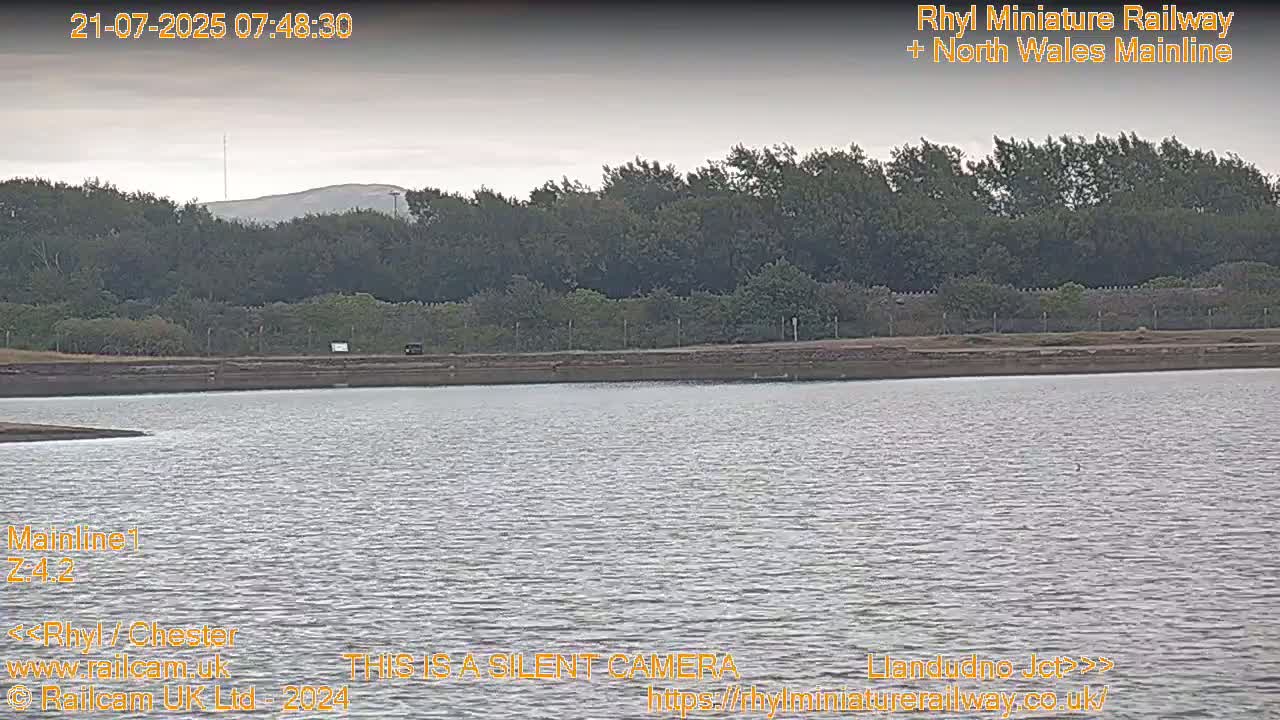 Rhyl, Marine Lake & Rhyl Miniature Railway Live Cam - Denbighshire, Clwyd, Wales, United Kingdom