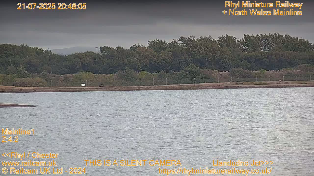 Rhyl, Marine Lake & Rhyl Miniature Railway Live Cam - Denbighshire, Clwyd, Wales, United Kingdom