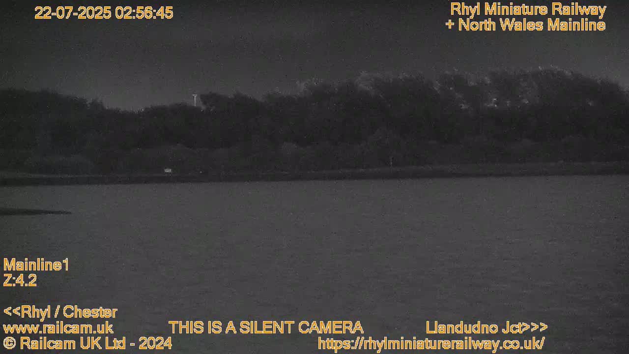 Rhyl, Marine Lake & Rhyl Miniature Railway Live Cam - Denbighshire, Clwyd, Wales, United Kingdom