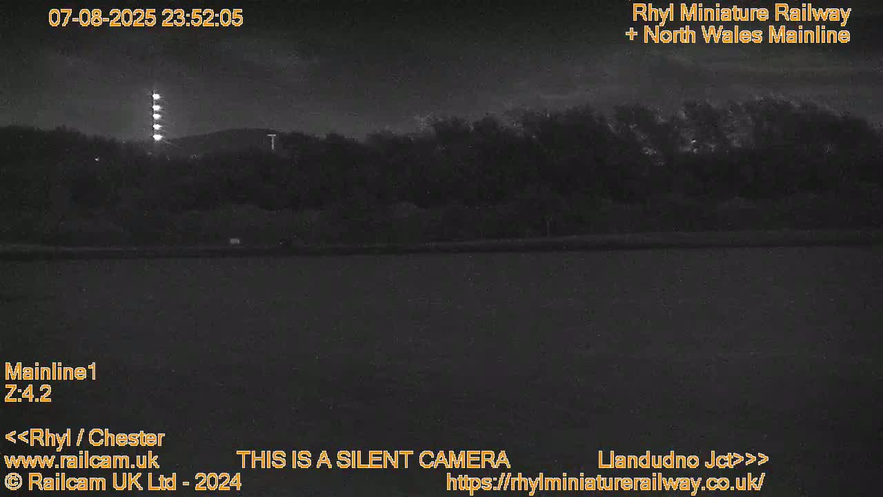 Rhyl, Marine Lake & Rhyl Miniature Railway Live Cam - Denbighshire, Clwyd, Wales, United Kingdom